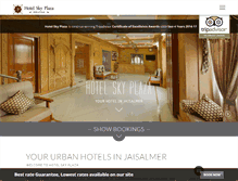 Tablet Screenshot of hotelskyplaza.com